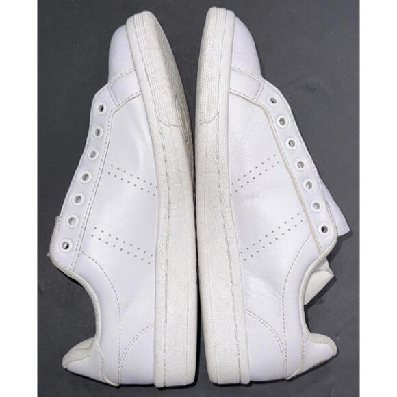Fred Perry White Canvas Low Trainer Designer Athleisure Sneakers Shoes Womens 6 - Picture 3 of 15